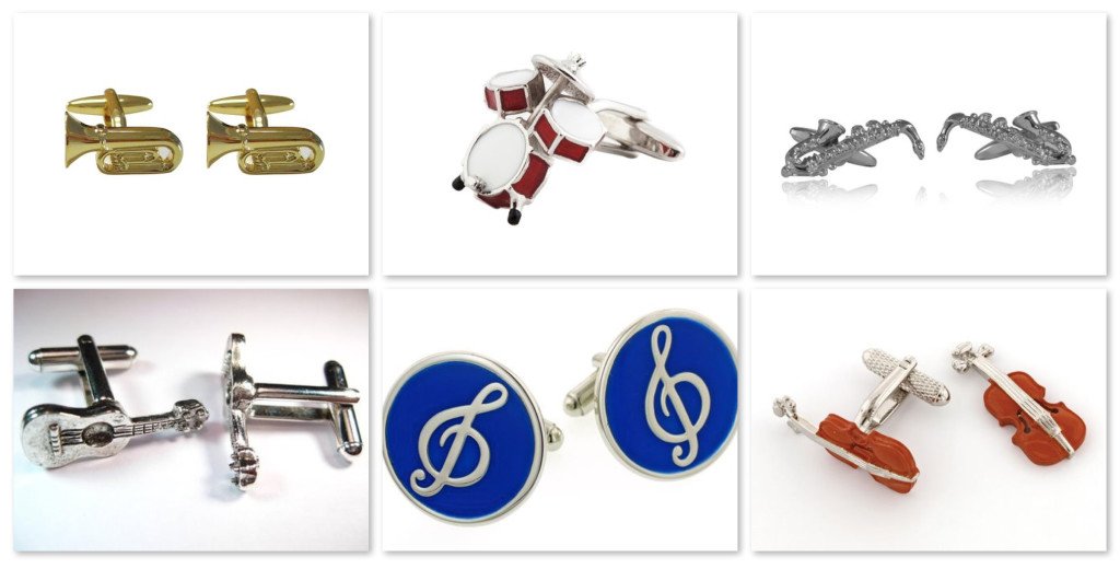 Music Theme Cufflinks Music Theme Cufflinks