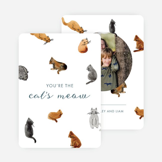 Meow & Furever Valentine’s Day Card