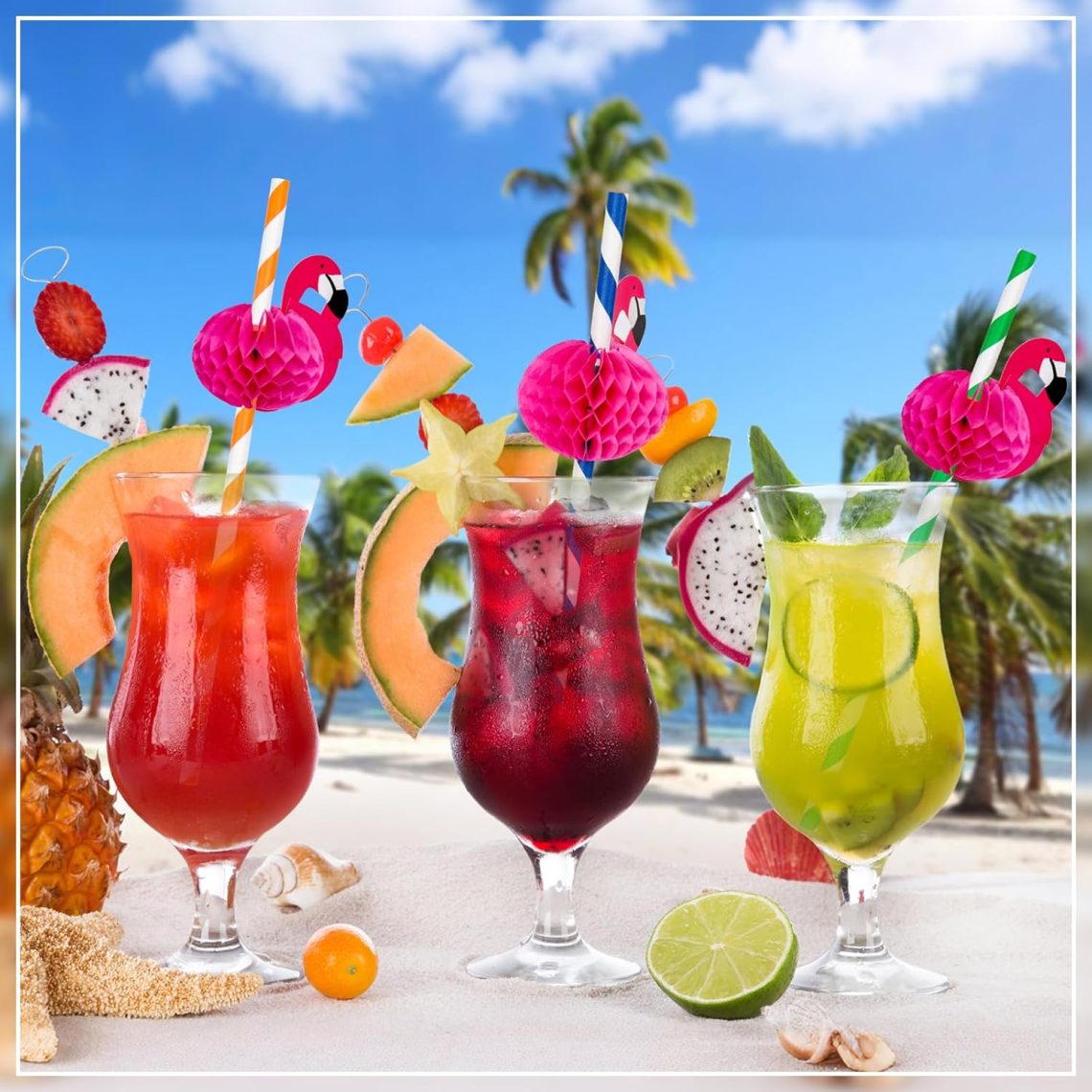 Retro Paper Straws
