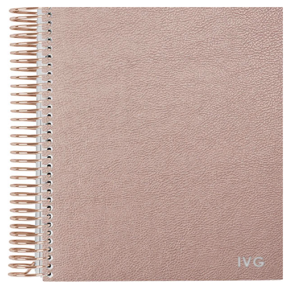 Shimmer Rose Vegan Leather Planner Shimmer Rose Vegan Leather Planner