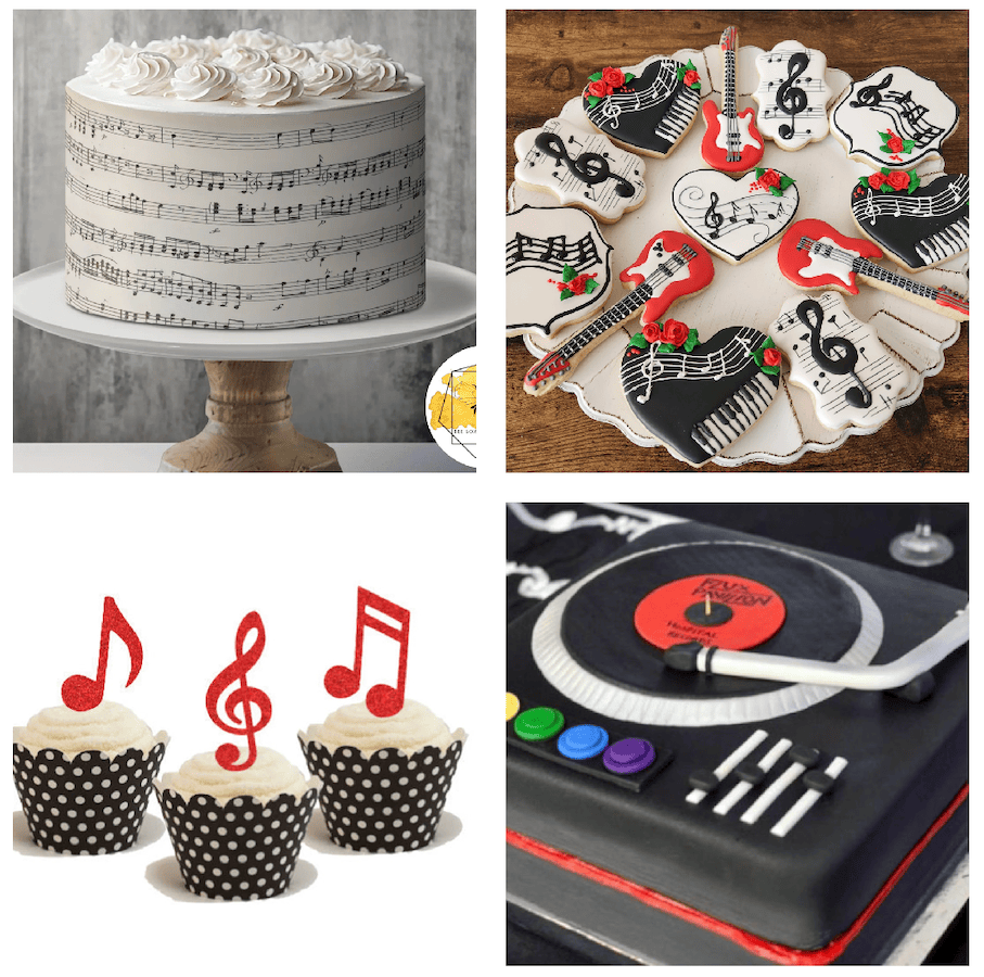 Music themed food