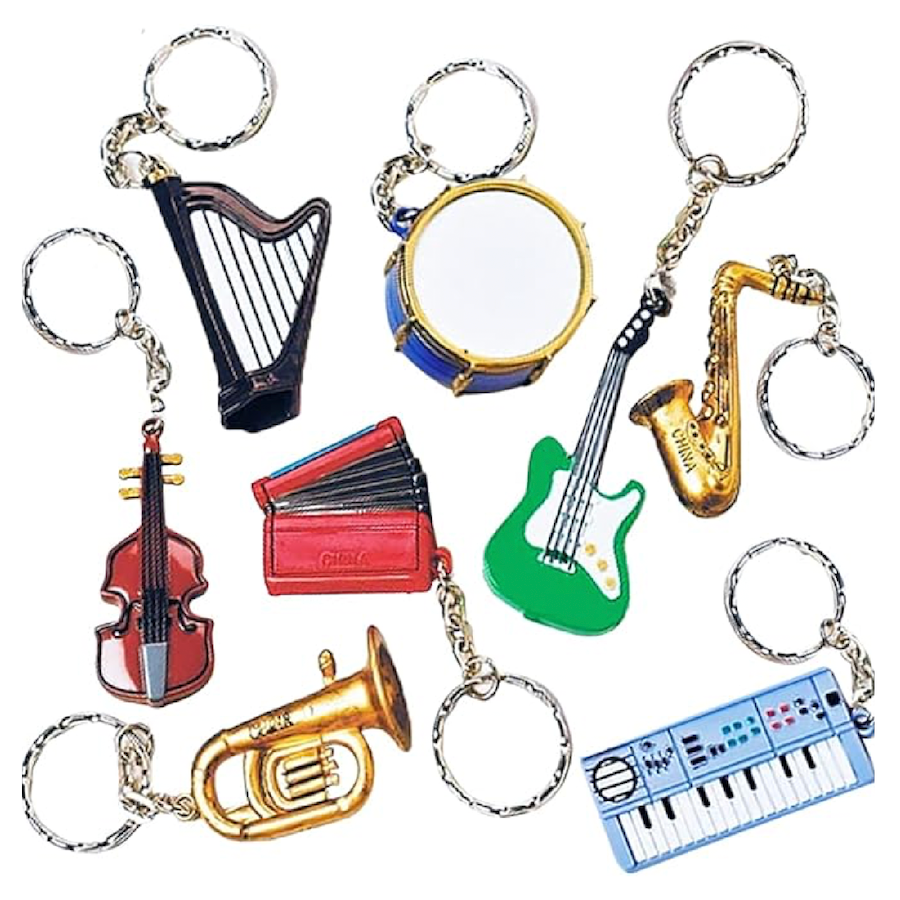 Musical Instrument keychains Musical Instrument keychains
