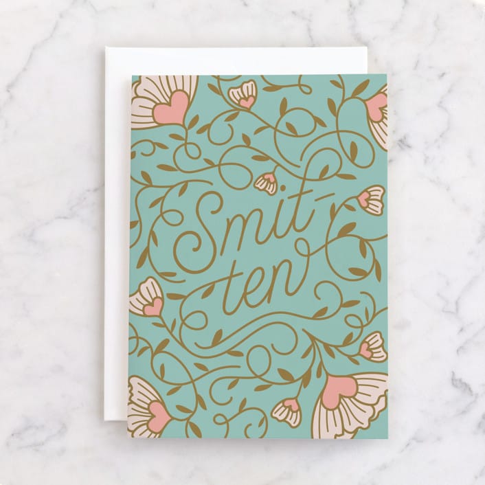 Romantic Vines Valentine's Day Card