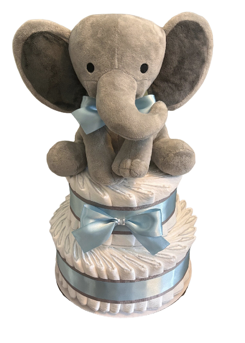 Elephant Diaper Cake