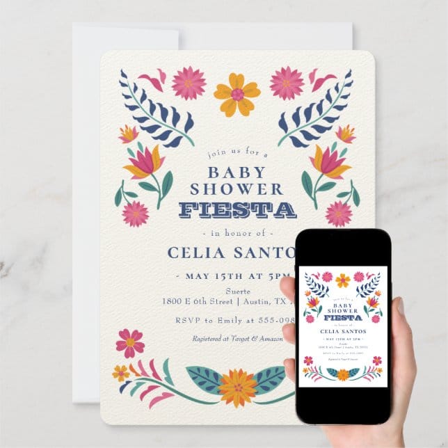 Floral Fiesta Invitations