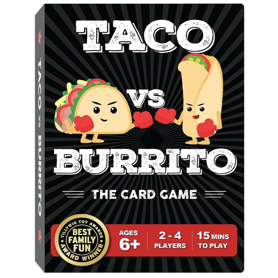 Taco vs Burrito Family Card Game
