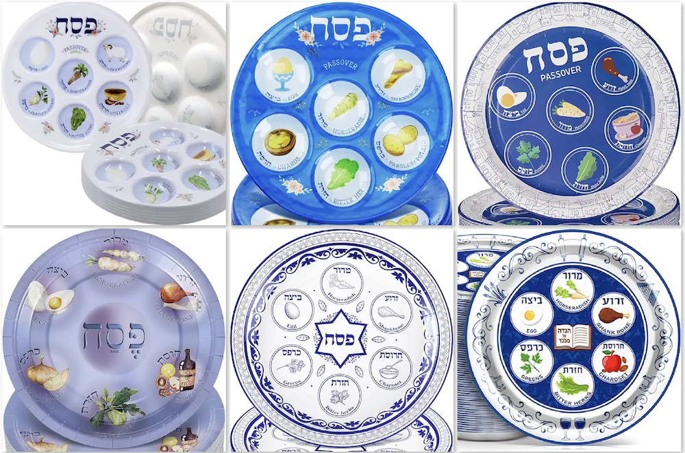 Paper Seder Plates
